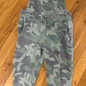 Girls Camo Overalls